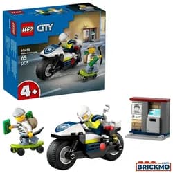 LEGO® City Verfolgung mit Polizeimotorrad 60455