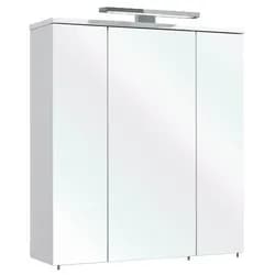 Pelipal Spiegelschrank GERD, Weiß - B 65 cm - mit LED-Beleuchtung