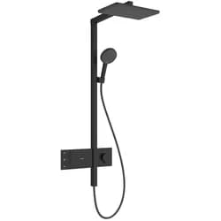 hansgrohe Showerpipe Raindance Alive Q 2jet, 12 l/min, schwarz matt