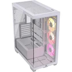 CORSAIR iCue 3500X RGB, weiß, Glasfenster