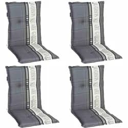 MADISON Auflagen Set 4 x Garden A nie. grau