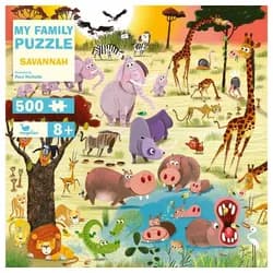 Magellan Puzzle My Family Puzzle - Savannah, 500 Puzzleteile