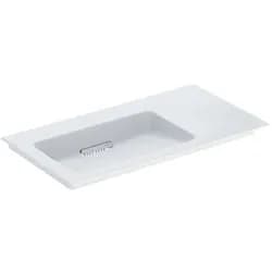 Geberit Möbelwaschtisch One 90x47,5cm, o Ü, w K-Tec/Bl w, o. Hahnl.