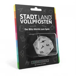 Denkriesen Spiel Stadt Land Vollpfosten Würfel / ab 8 Jahren