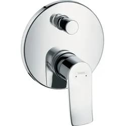 hansgrohe, Duscharmatur + Badewannenarmatur, Metris Chrom
