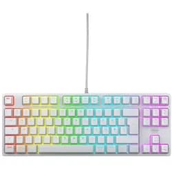 CHERRY XTRFY K4V2 TKL keyboard. white
