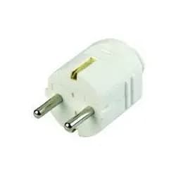 REV RITTER SchuKo-Stecker Kunststoff SK weiß – 25er Vorteilset