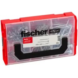 fischer L-BOXX mini Dübelschrauben, 210-teilig