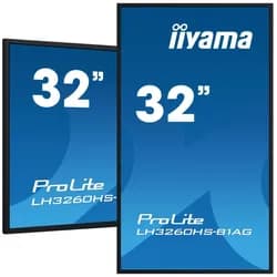 Iiyama ProLite LH3260HS-B1AG 80 cm Rahmenleinwand schwarz