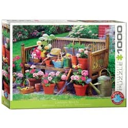 EUROGRAPHICS Puzzle Gartenbank, 1000 Puzzleteile