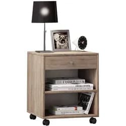 VCM Rollbarer Nachtschrank Rolda