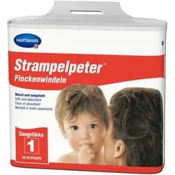 Strampelpeter Flockenwindeln Saugstärke 1