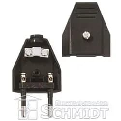 Europa-Stecker schwarz