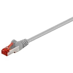 Goobay CAT 6 Patchkabel, S/FTP (PiMF), Grau