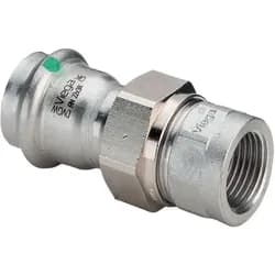 Viega Sanpress Inox Verschraubung mit IG 22 mm x 3/4" - Modell 2362