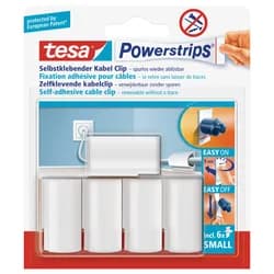tesa Kabelclips weiß