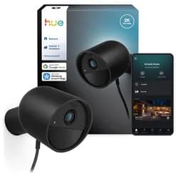 Hue Secure 2K wired camera - black