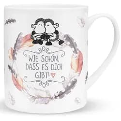 Sheepworld Tasse XL-Tasse "Wie schön, dass es dich gibt"