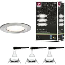 Paulmann LED Einbauleuchte Nova Basisset starr - Grau