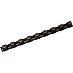 GBC Fellowes® Plastikbinderücken 25mm - schwarz/5348504 25 mm 50