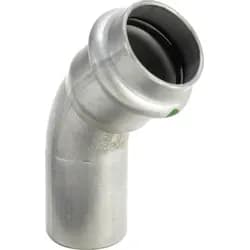 VIEGA Bogen I/A 45° Sanpress Inox Edelstahl 54mm