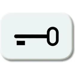 Tastersymbol "Schlüssel" (alpinweiß)