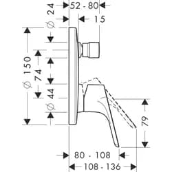 hansgrohe Spültischarmatur