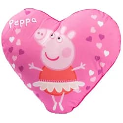 United Labels® Dekokissen Peppa Wutz - Herz, 45 x 45 cm rosa