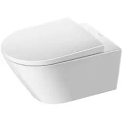 Duravit Wand-WC, Tiefspüler-Set D-Neo mit WC-Sitz, Rimless, weiß