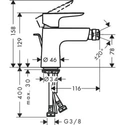Hansgrohe Talis E - Weiß