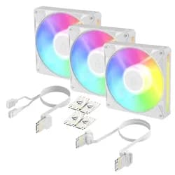 ARCTIC BioniX P14 A-RGB, weiß, 140mm, 3er-Pack