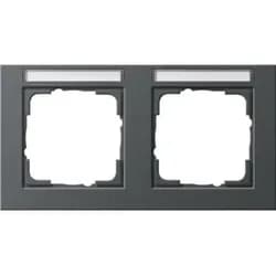 Gira Abdeckrahmen 2f. anth 109223