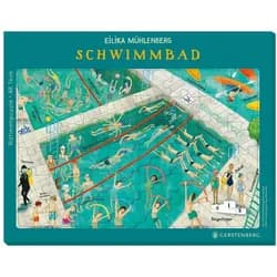 Gerstenberg Verlag Puzzle Rahmenpuzzle Schwimmbad - 48 Teile, 48 Puzzleteile