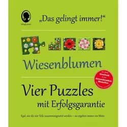 Puzzle Das "Gelingt-immer"-Puzzle Wiesenblumen, Puzzleteile
