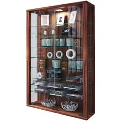 Vitrine Vitrosa Maxi Nussbaumfarben