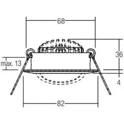 Brumberg Leuchten LED-Einbaustrahler 40363023