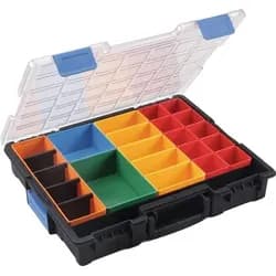 ProfiKoffer für Kleinteile, 18 Boxen