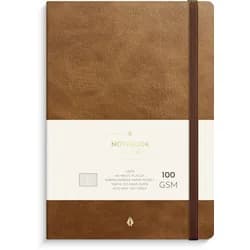 Notizbuch Burde Notizbuch Deluxe A5 braun braun