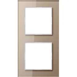 Jung Glasrahmen 2fach champ AC 582 GL CH