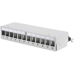 12-Port Desktop Modular Patch Panel