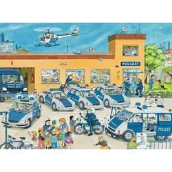 Ravensburger Puzzle Pz. Polizeirevier 100T., Puzzleteile
