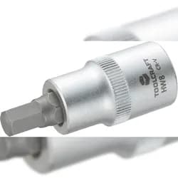 TOOLCRAFT 816158 Innen-Sechskant Steckschlüssel-Bit-Einsatz 8 mm 1/2" (12.5 mm)
