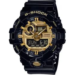 Casio G-Shock GA-710, Wasserfest, Quarz - Schwarz