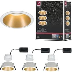PAULMANN EBL Cole Coin 3StepDim 3x6W ws/gd/Kst