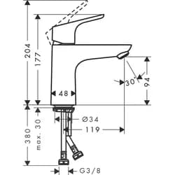 hansgrohe Spültischarmatur