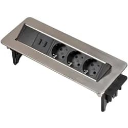 Brennenstuhl Indesk Power 3-fach + 2x USB
