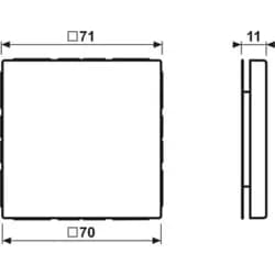 Jung Blind-Abdeckung anth AL 2994 B AN