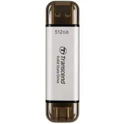 Transcend ESD310 Externe SSD 512 GB, silber