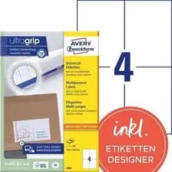 Avery, Etiketten, Universal-Etiketten 3483