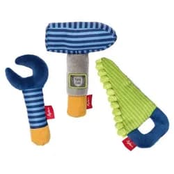Sigikid Greifling Werkzeug-Set, 7 senses für Babys und Kleinkinder (3-tlg) bunt